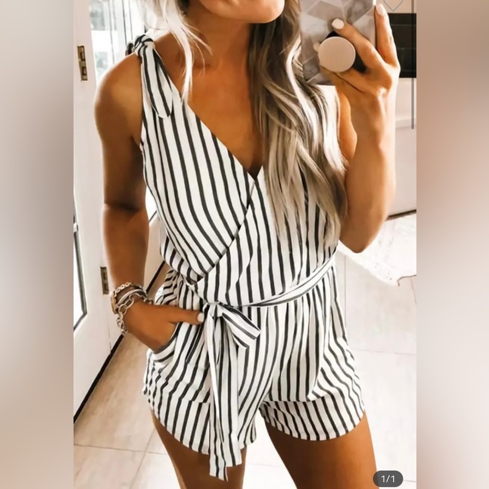 Striped Romper